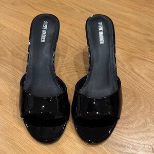 Steve Madden Patent Black Women's Heels